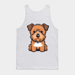 Cute Airedale Terrier Puppy Tank Top